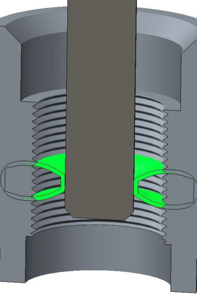 IIT principle of capacitive thread measurement