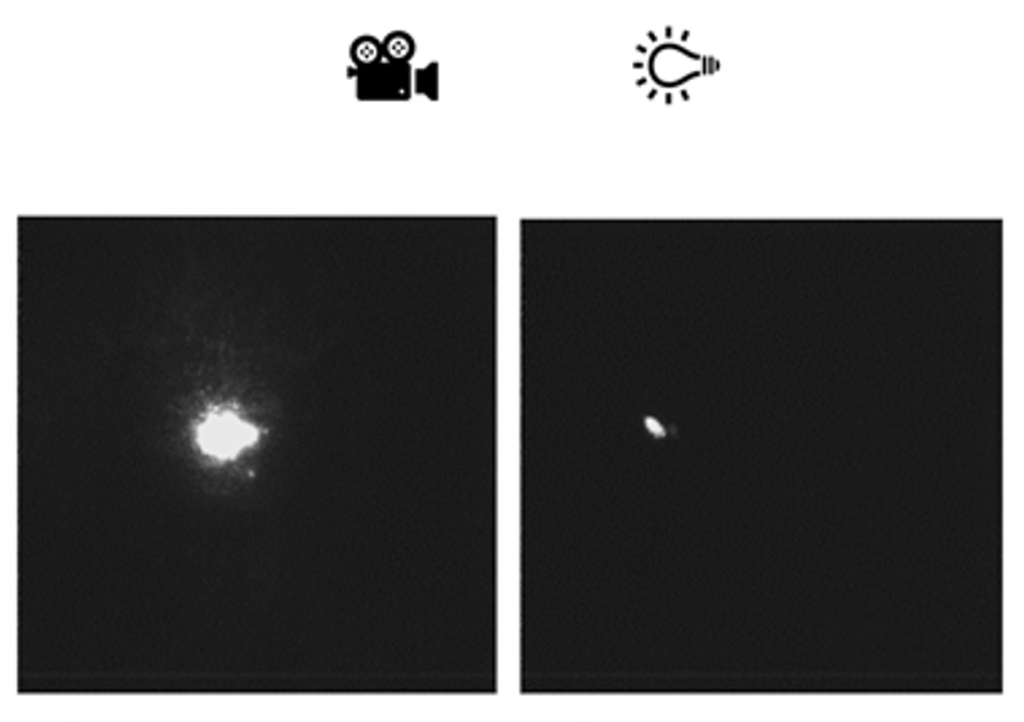 Nanocamera backlight inspection configuration